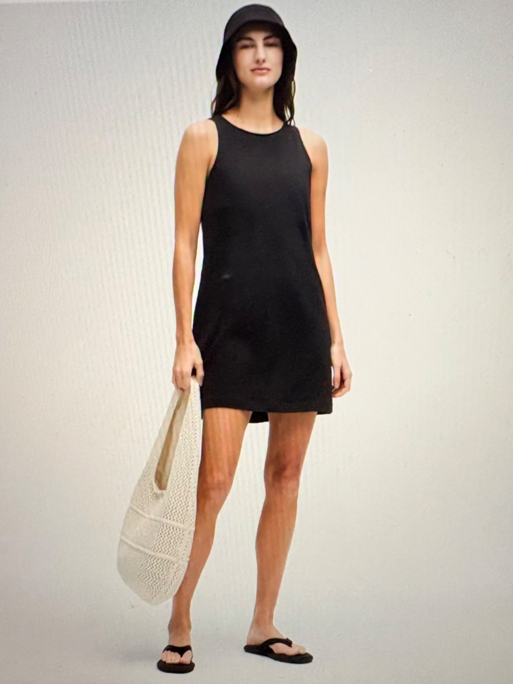 NWT Lululemon Organic Cotton Cinched-Waist Dress